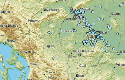 Potres jačine 3,1 po Richteru zatresao Banovinu: 'Zatreslo je kratko, ali udar je bio snažan'