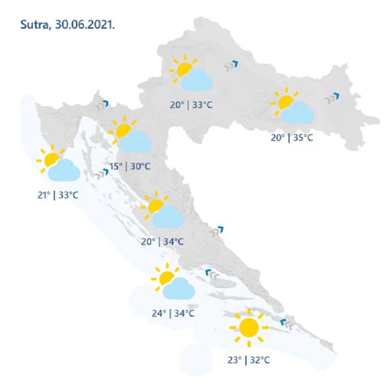 Izdržite! Toplinski val popušta, još danas 35°C: Od sutra kiša, grmljavina i pad temperature