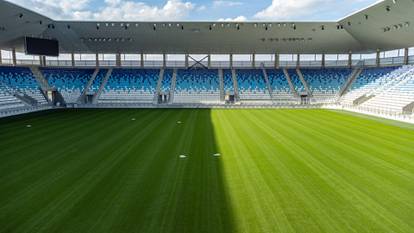 FOTO Niknula trava na novom stadionu Osijeka. Pogledajte prekrasne prizore Opus Arene