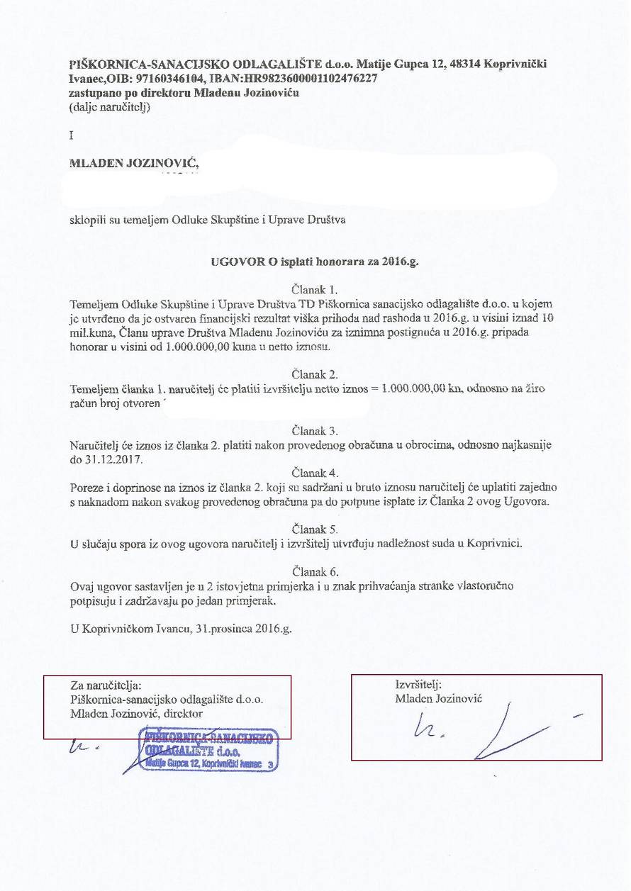 Samouhljeba će smijeniti jer si je isplatio milijunski bonus?