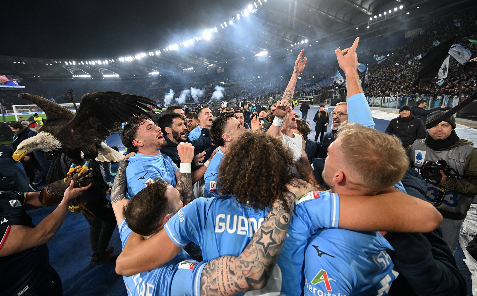 Coppa Italia - Quarter Final - Lazio v AS Roma
