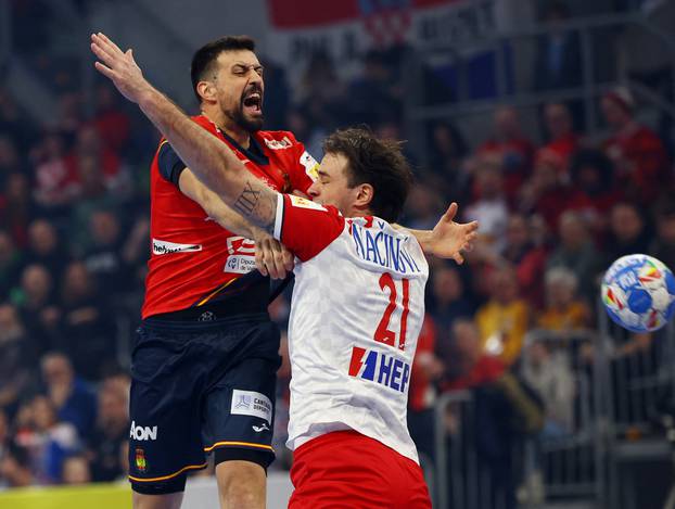 EHF 2024 Men's European Handball Championship - Preliminary Round - Group B - Spain v Croatia