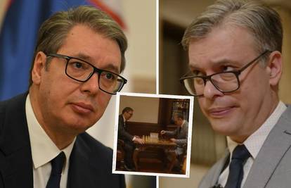Vučić objavio novu snimku sa svojim dvojnikom. Igraju šah i šale se. Narod nije oduševljen