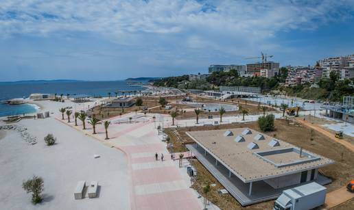 FOTO Splićani jedva dočekali: U subotu veliko otvorenje Žnjana, a ovako je danas na novoj plaži