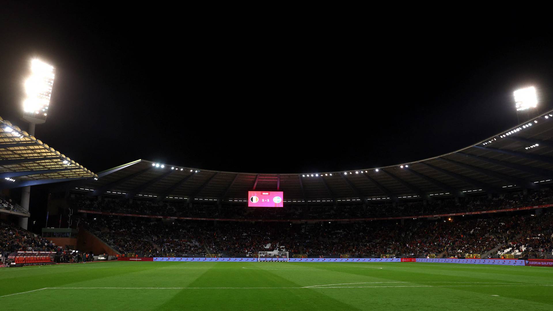 Euro 2024 Qualifier - Group F - Belgium v Sweden