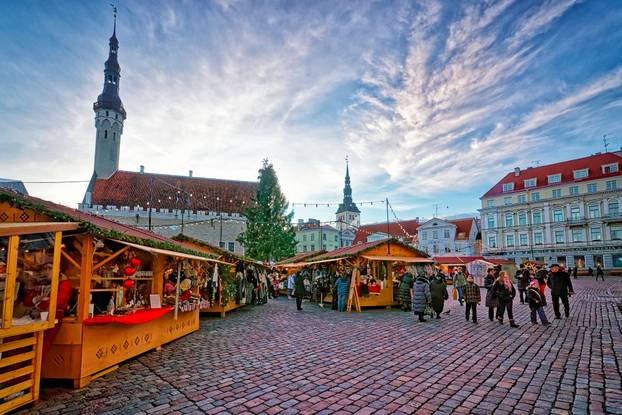 Christmas market in Tallinn