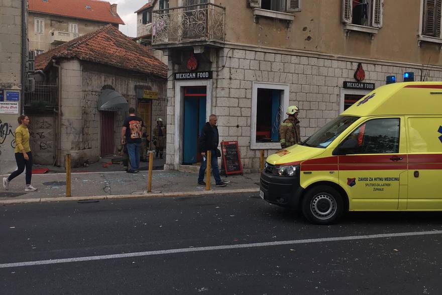 Eksplozija zatresla Split: Ima ranjenih, a sumnja se na eksploziju plinske boce