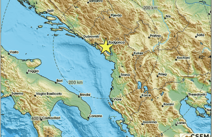 Potres pogodio Crnu Goru: 'Bilo je bučno, trajalo kratko i jako'