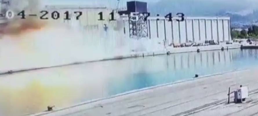 Sve je otišlo u zrak: Pogledajte trenutak eksplozije u Vranjicu