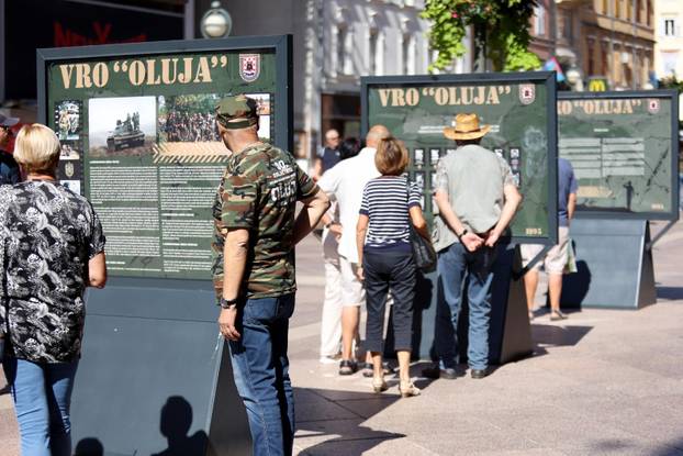 Rijeka: Na Korzu postavljena izložba povodom obljetnice Oluje