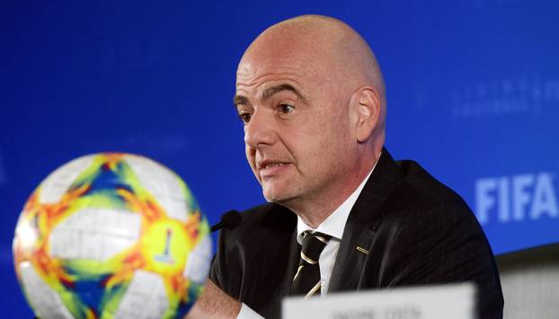 FIFA President Gianni Infantino attends the association
