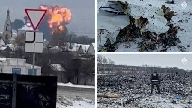 VIDEO Misterij okružuje pad ruskog aviona. Ukrajina: Rusija laže, u mrtvačnici je pet tijela!