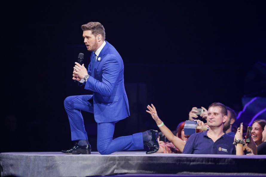 Bublé nastupio u Areni: 'Hvala što ste došli, ja sam poluhrvat'