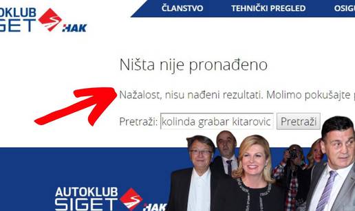 S weba Škarinog Autokluba su nestale fotke Kolinde, vijesti...