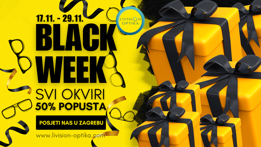 'Black week' u Livision optikama se ne propušta!