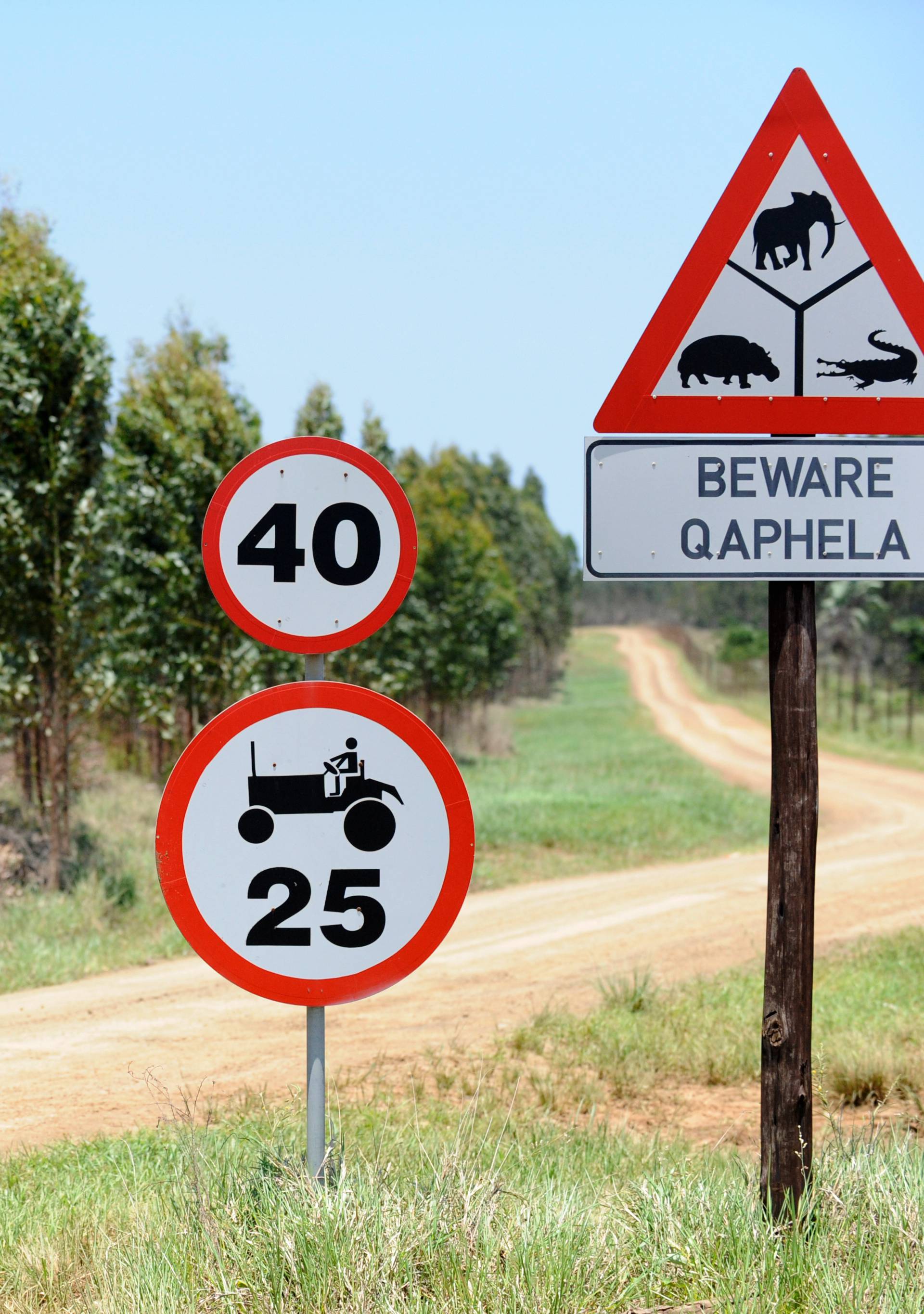 South Africa - Traffic Signs in Charters Creek