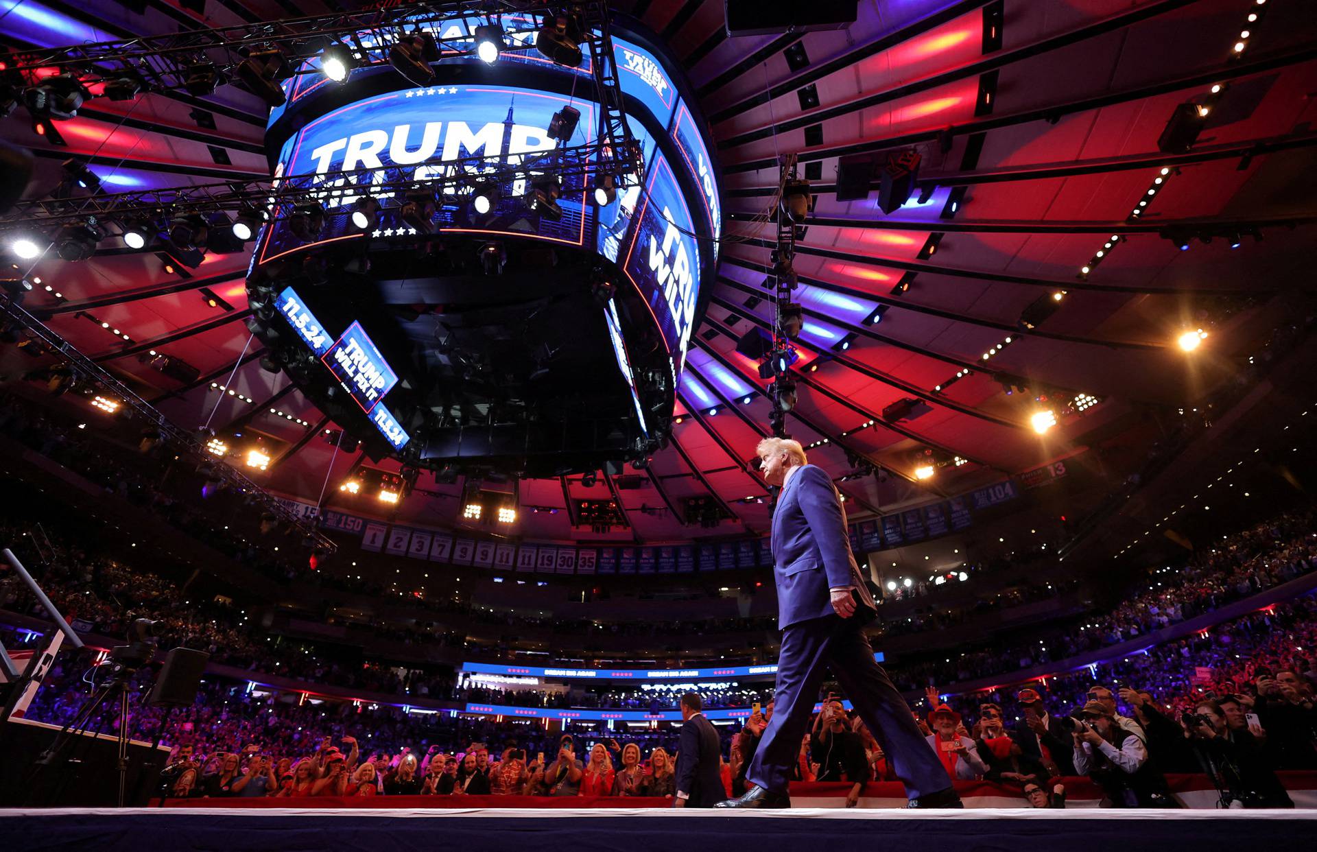 Rally for Republican presidential nominee and former U.S. President Donald Trump, in New York