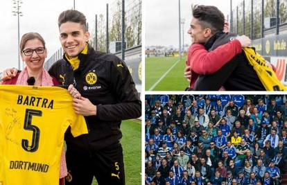 Bartra ispunio obećanje: Našao hrabru Steffi i poklonio joj dres