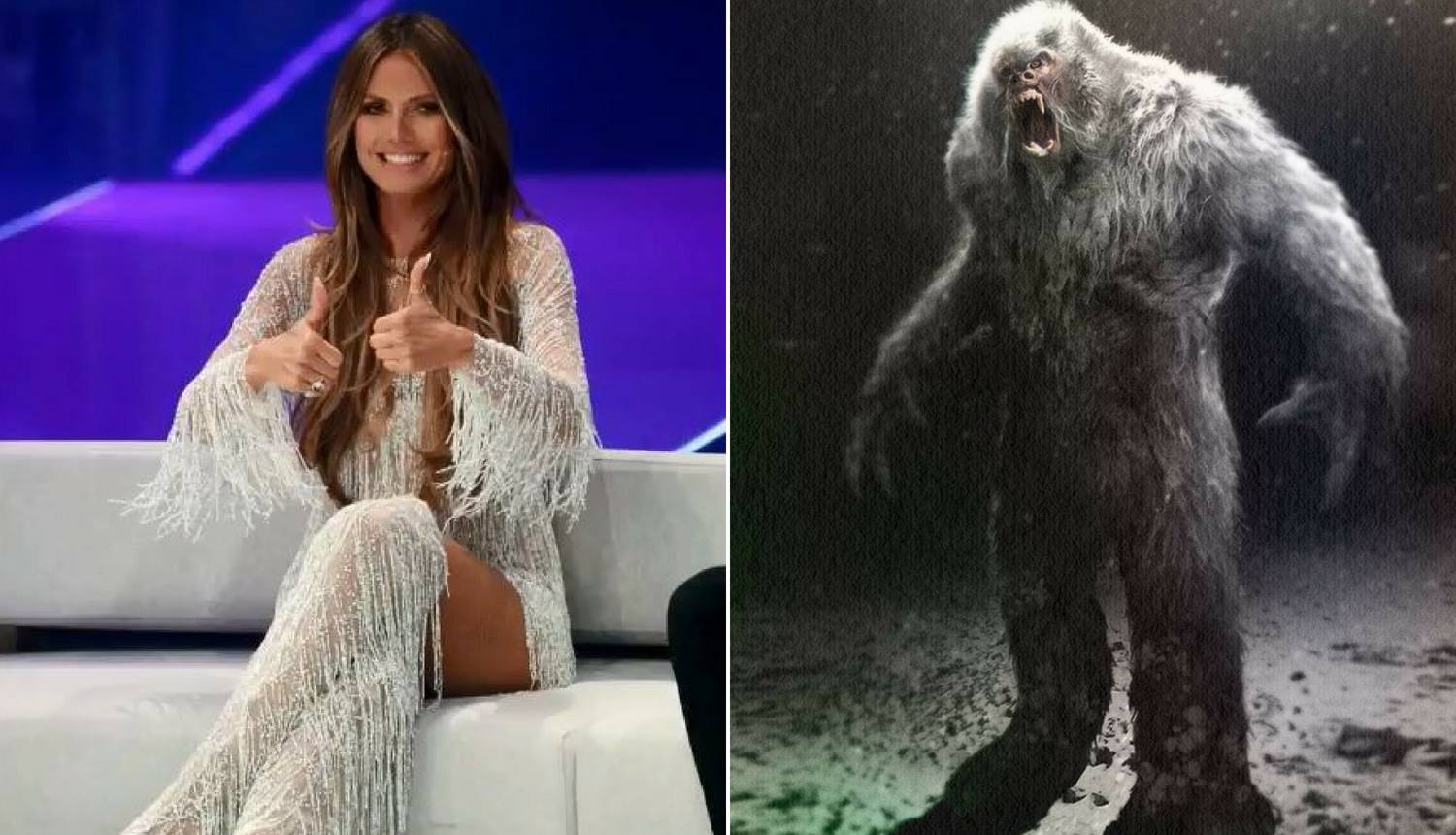 Heidi prepuna blještavih resica: 'Ličiš na dlakavog Bigfoota...'