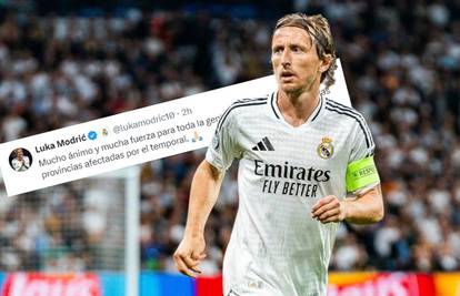 Modrić poslao poruku podrške za pogođene poplavama, susret Valencije i Reala pod upitnikom