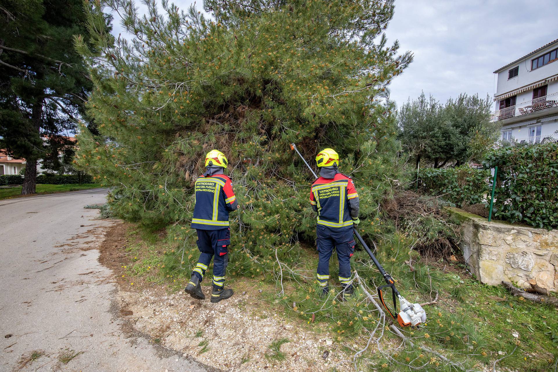 Posljedice jakog nevremena koje je poharalo Rovinj