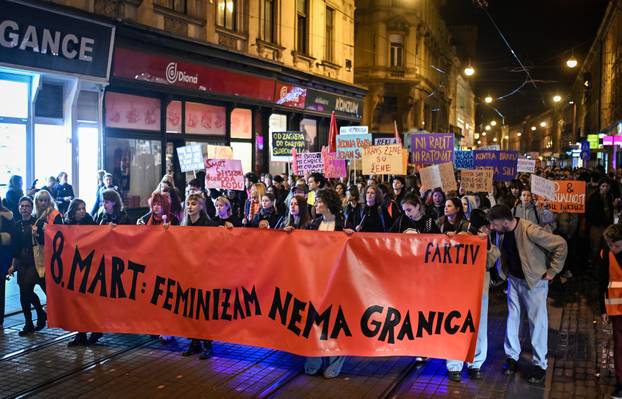 U Zagrebu održan Noćni marš za ženska prava u Hrvatskoj