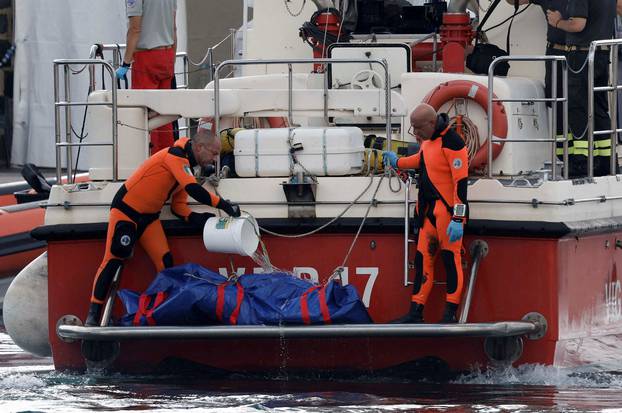 Rescue operations continue after a luxury yacht sank off Sicily