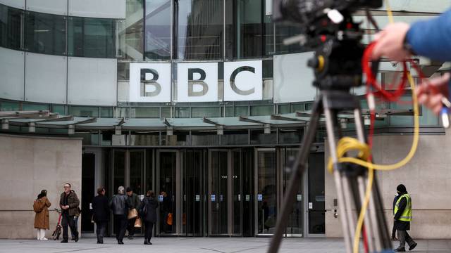 FILE PHOTO: BBC headquarters in London