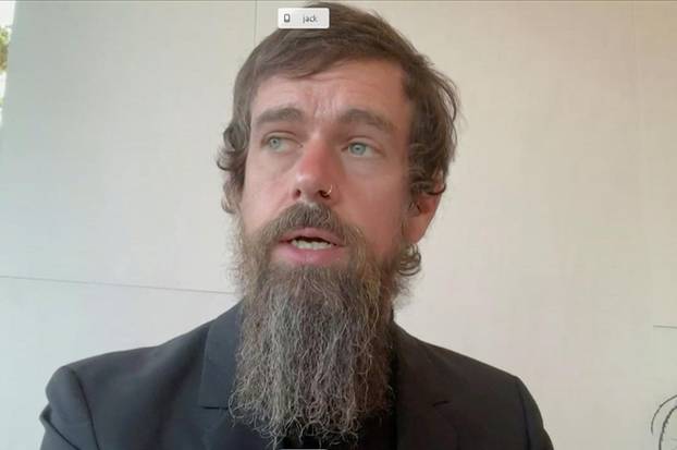 FILE PHOTO: Twitter CEO Jack Dorsey testifies before Senate Commerce Committee hearing in Washington