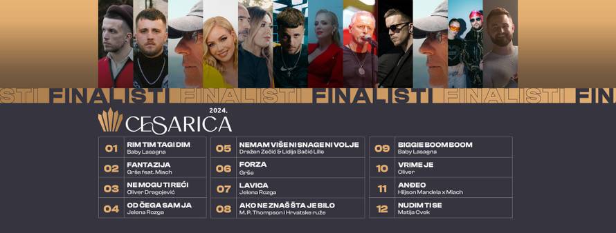 Ove domaće zvijezde bore se za prestižnu Cesaricu za Hit godine