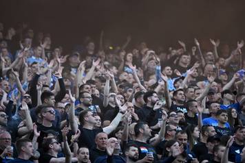 Zagreb: Navija&ccaron;i na utakmici 32. kola Prve HNL, GNK Dinamo i NK Vara&zcaron;din