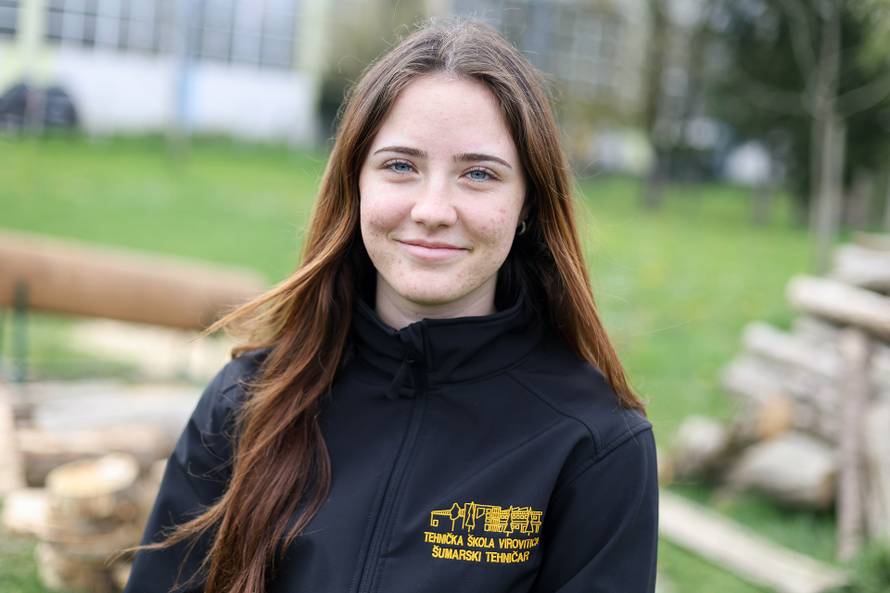 Virovitica: Matea Rodić, jedina djevojka u razredu šumarskih tehničara