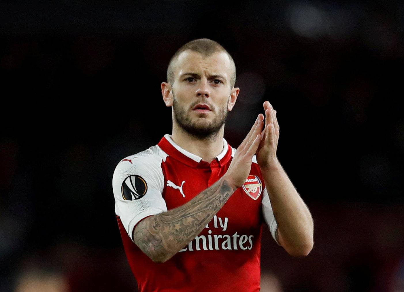 FILE PHOTO: Arsenal's Jack Wilshere after Europa League match against Atletico Madrid at the Emirates Stadium, London, Britain - April 26, 2018.