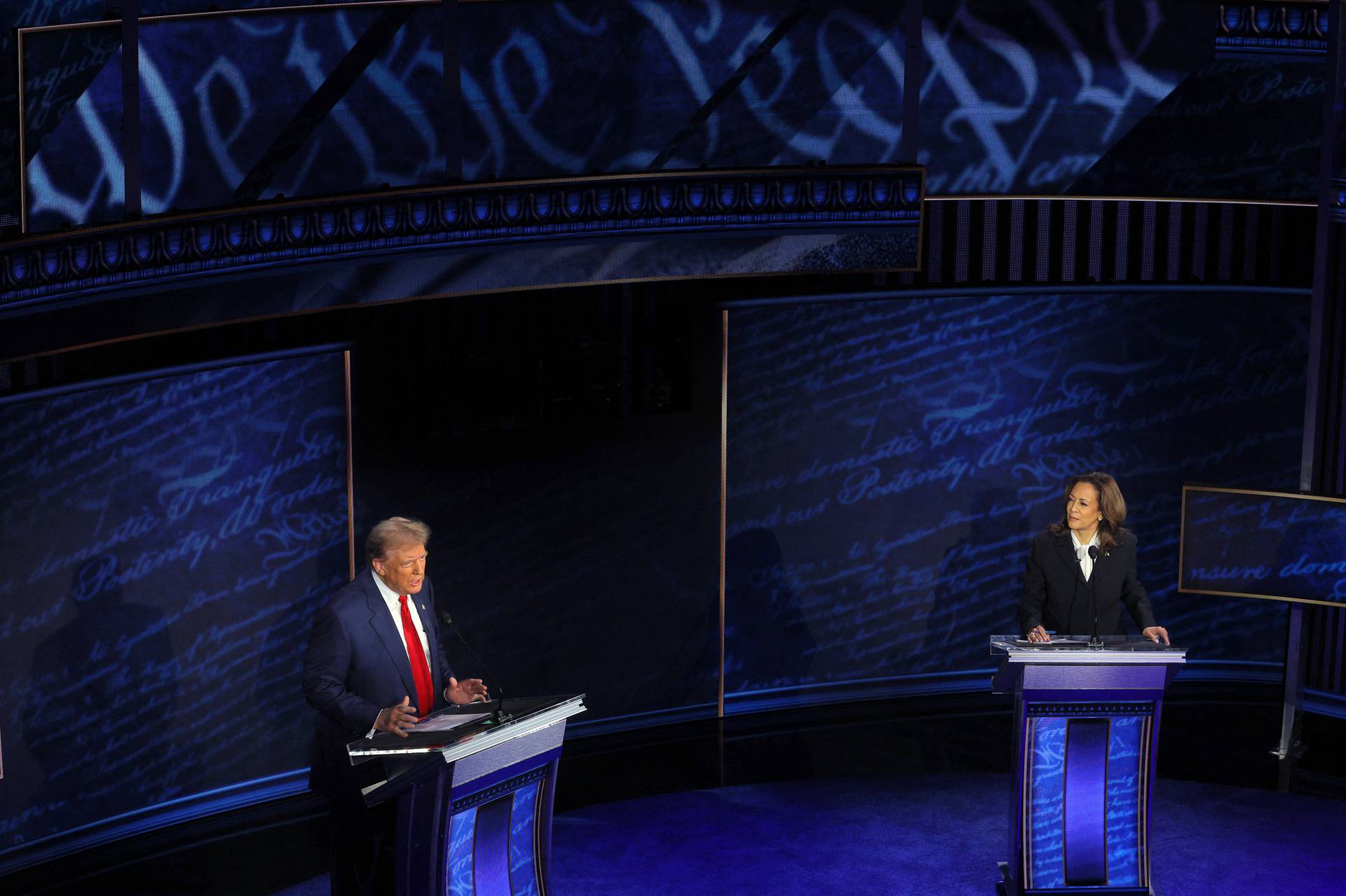 Harris-Trump presidential debate hosted by ABC in Philadelphia, Pennsylvania