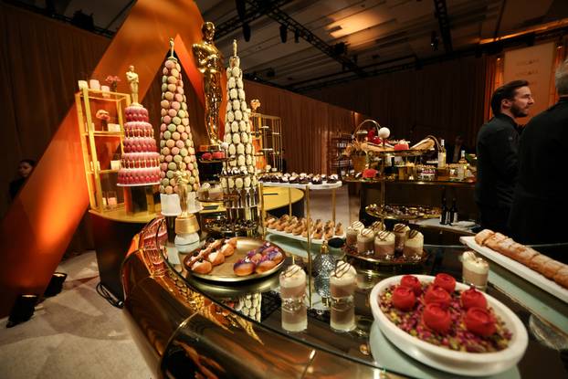 Media preview of food, beverages and decor for Governors Ball, ahead of 98th Oscars, in Los Angeles