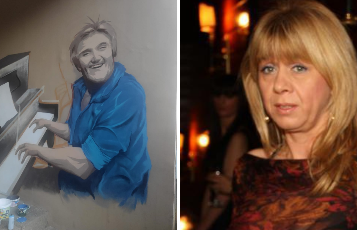 Snježana Dujmić: 'Unakazili su Rajkov mural, nacrtali su muško spolovilo na tipkama klavira...'