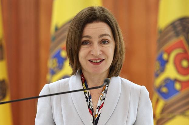 EU High Representative for Foreign Affairs and Security Policy and Vice-President of the European Commission Kaja Kallas meets with Moldova's President Maia Sandu in Chisinau