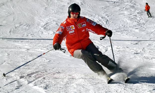 Michael Schumacher na skijanju, arhivske fotografije