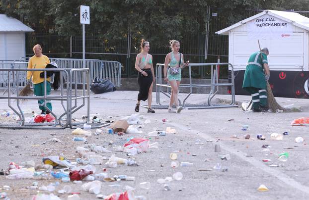 Split: Čišćenje velikih količina otpada nakon Ultra Europe Festivala