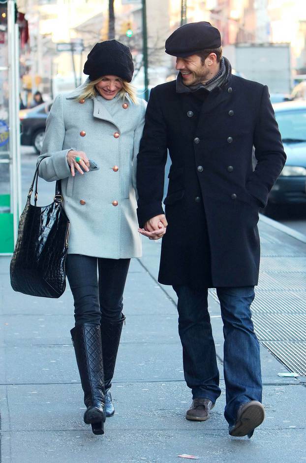 Cameron Diaz and Paul Sculfor Sighting - New York