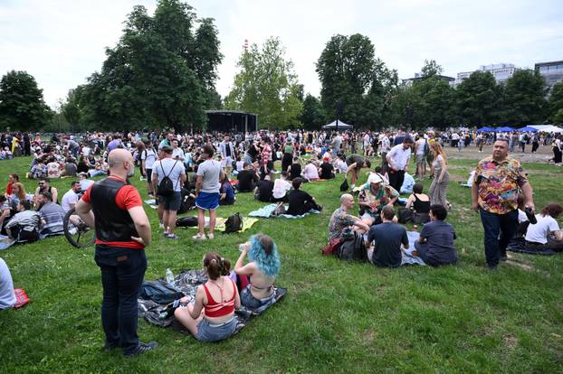Zagreb: Povorka ponosa stigla u Park dr. Franje Tuđmana
