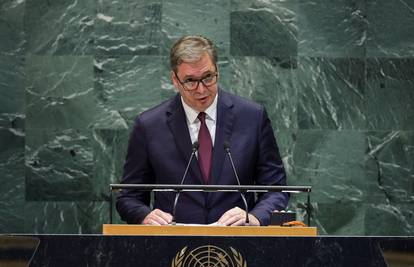 Vučić u UN-u: 'Lažu sve vrijeme da je Srbija ruska marioneta i da će započeti rat na Balkanu'