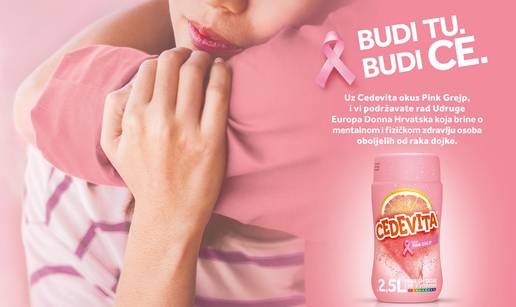 Cedevita uz okus Pink Grejp podržava udruge za borbu protiv raka dojke