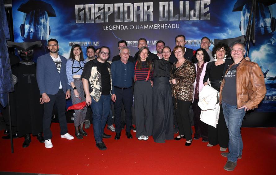 Zagreb: Premijera filma, Gospodar oluje, legenda o Hammerheadu