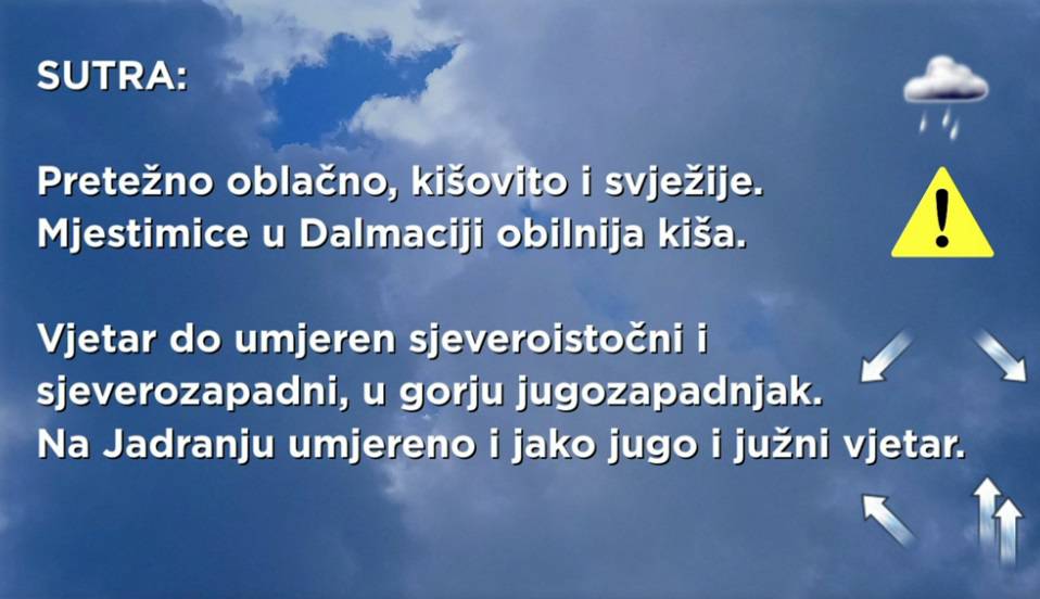 Nikuda bez kišobrana: Pada u cijeloj zemlji, stiže nam i snijeg!