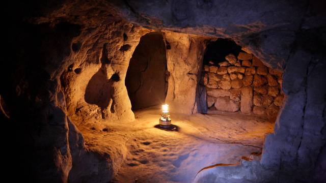 The underground city of Mazikoy,( or "Mazi"), Cappadocia, Turkey