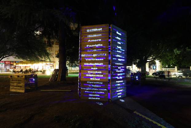 Druga večer Visualie - festivala svjetla u Puli