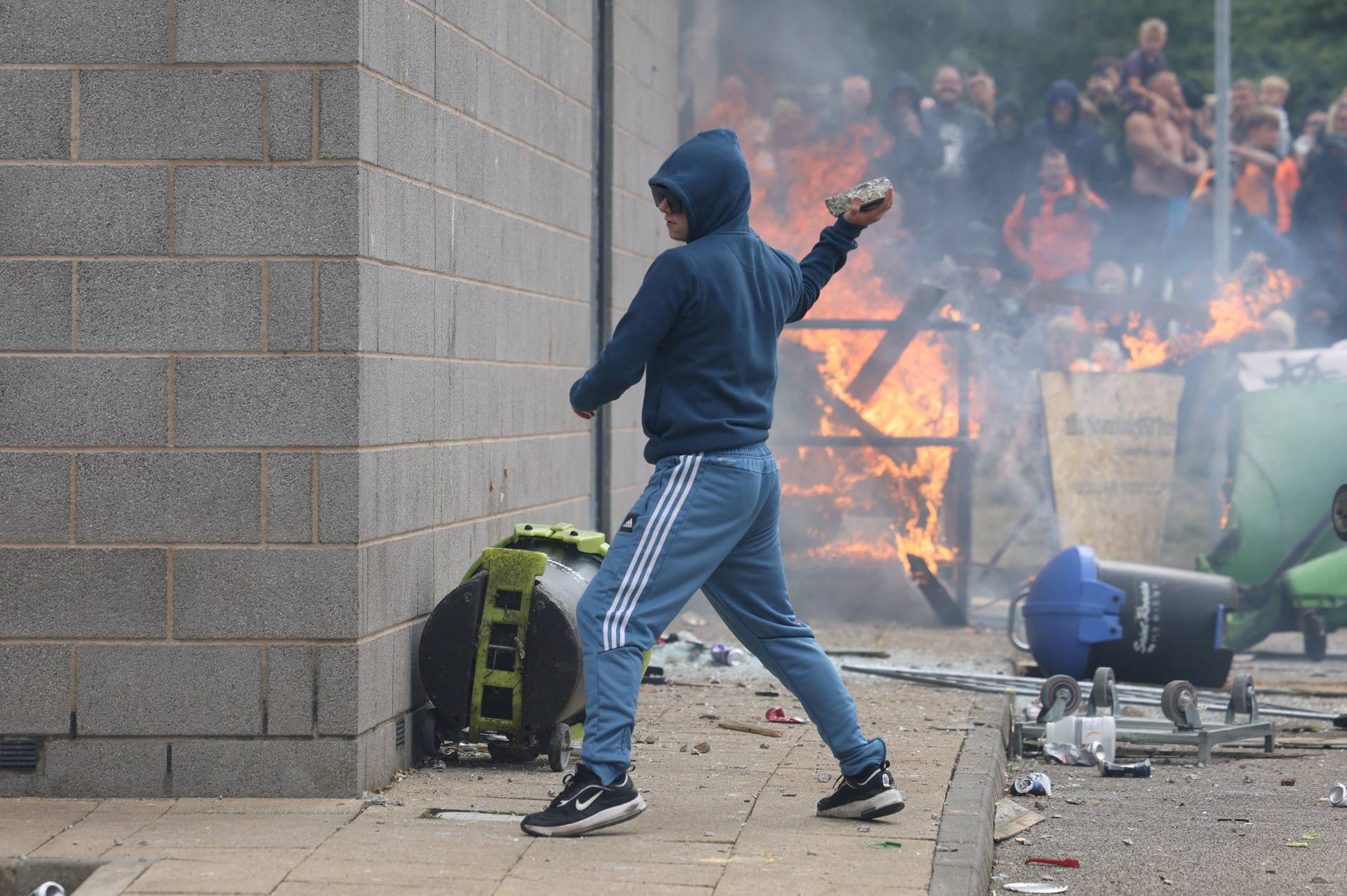 Anti-immigration protests continue to take place around the UK