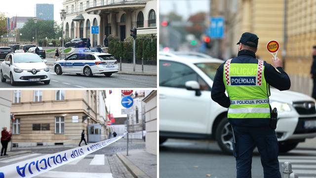 FOTO Policija po cijelom gradu: U Zagrebu se očekuju velike gužve, stiže Pelosi i strani lideri