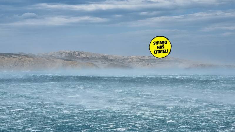 Pogledajte kako 'dere' bura! Zatvoreni Krčki i Paški most